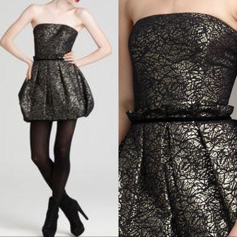 Rachel Zoe NWT Strapless Holiday Bubble Dress